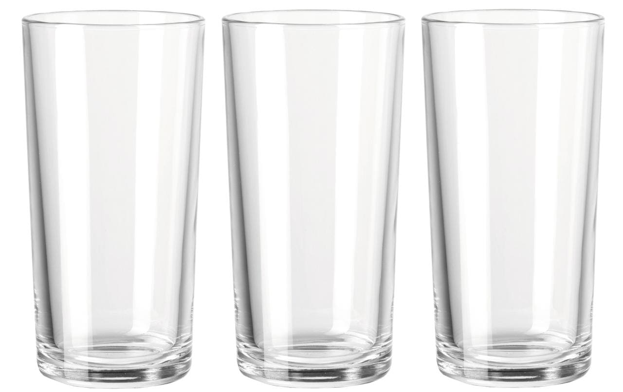 Montana Trinkglas Gala – 3er Set, 260 ml, Ø 7 cm, H 14 cm, Kalk-Natron-Glas, Transparent