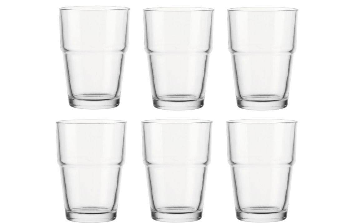 Montana Trinkglas – 6er Set, 200 ml, Ø 6,0 cm, H 10,0 cm, Glas, Transparent, spülmaschinenfest