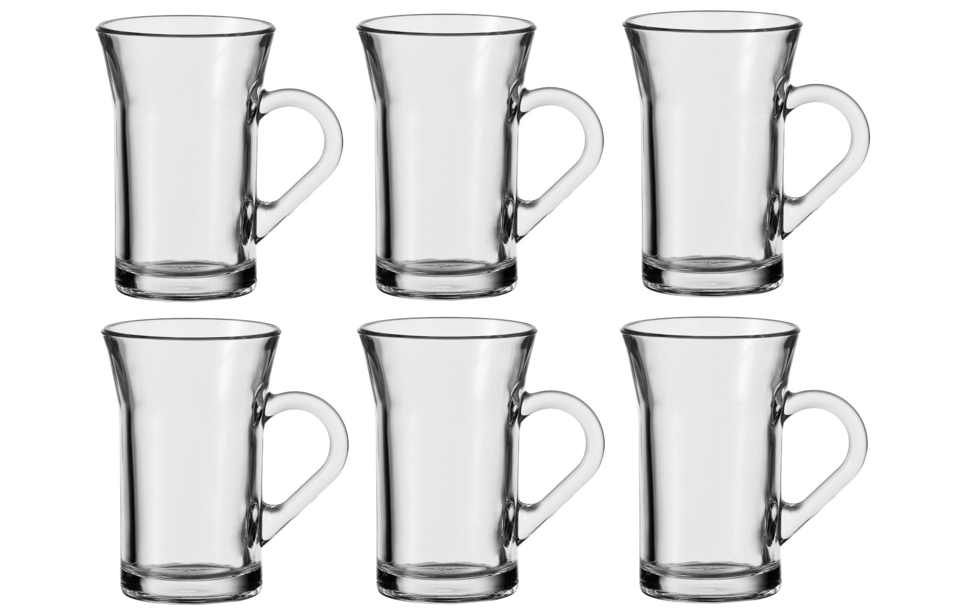 Montana Teetasse Ceylon – 6er Set, 230 ml, Ø 10,0 cm, Kalk-Natron-Glas, Transparent, spülmaschinenfest