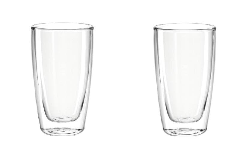 Montana Kaffeebecher Pure – 2er Set, 250 ml, Borosilikatglas, spülmaschinenfest