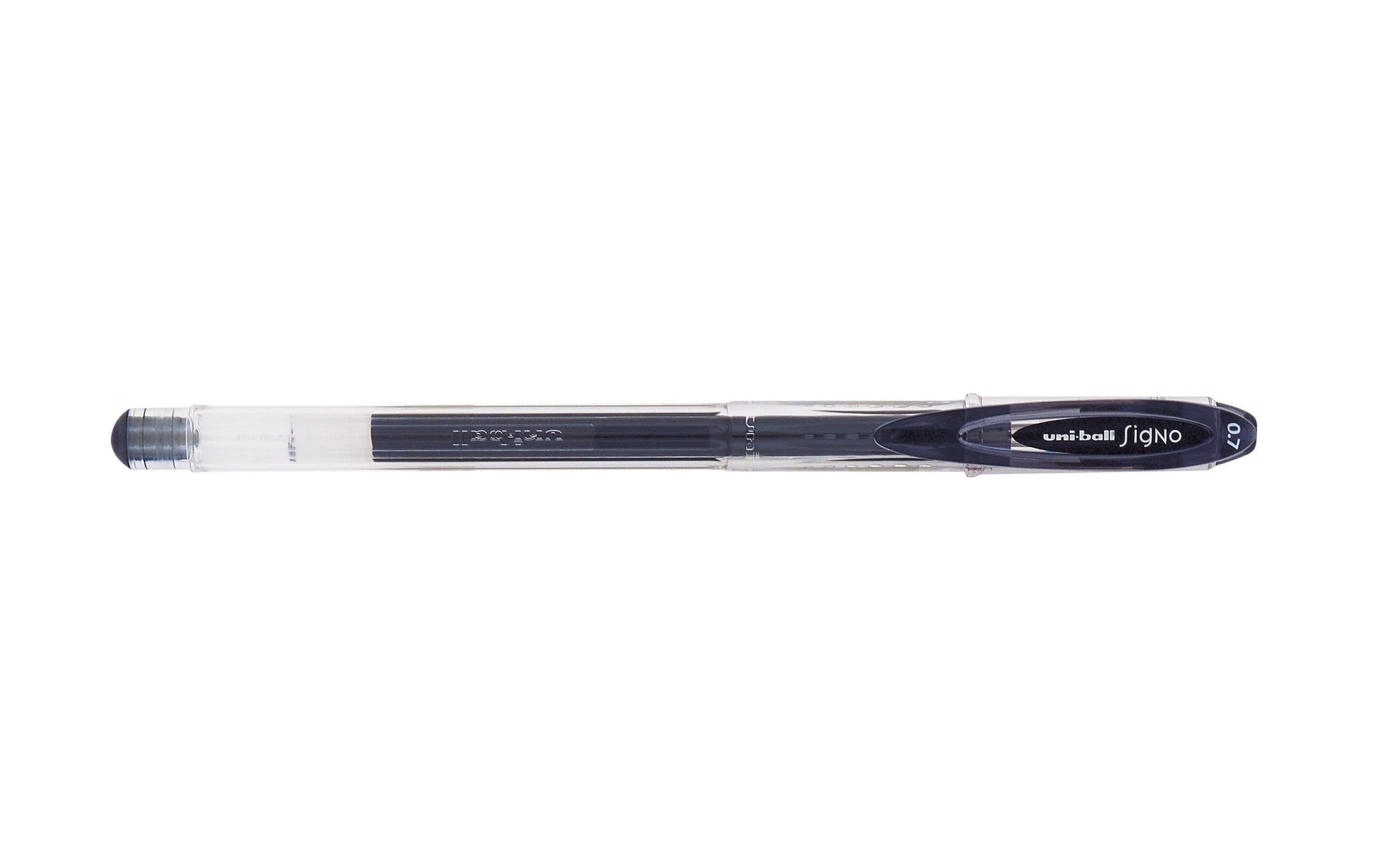 Uni-Ball Signo UM-120 Gelschreiber, Kappe – Schwarz, Spitze 0,7 mm, dokumentenecht, wasserfest, 1 Stk.