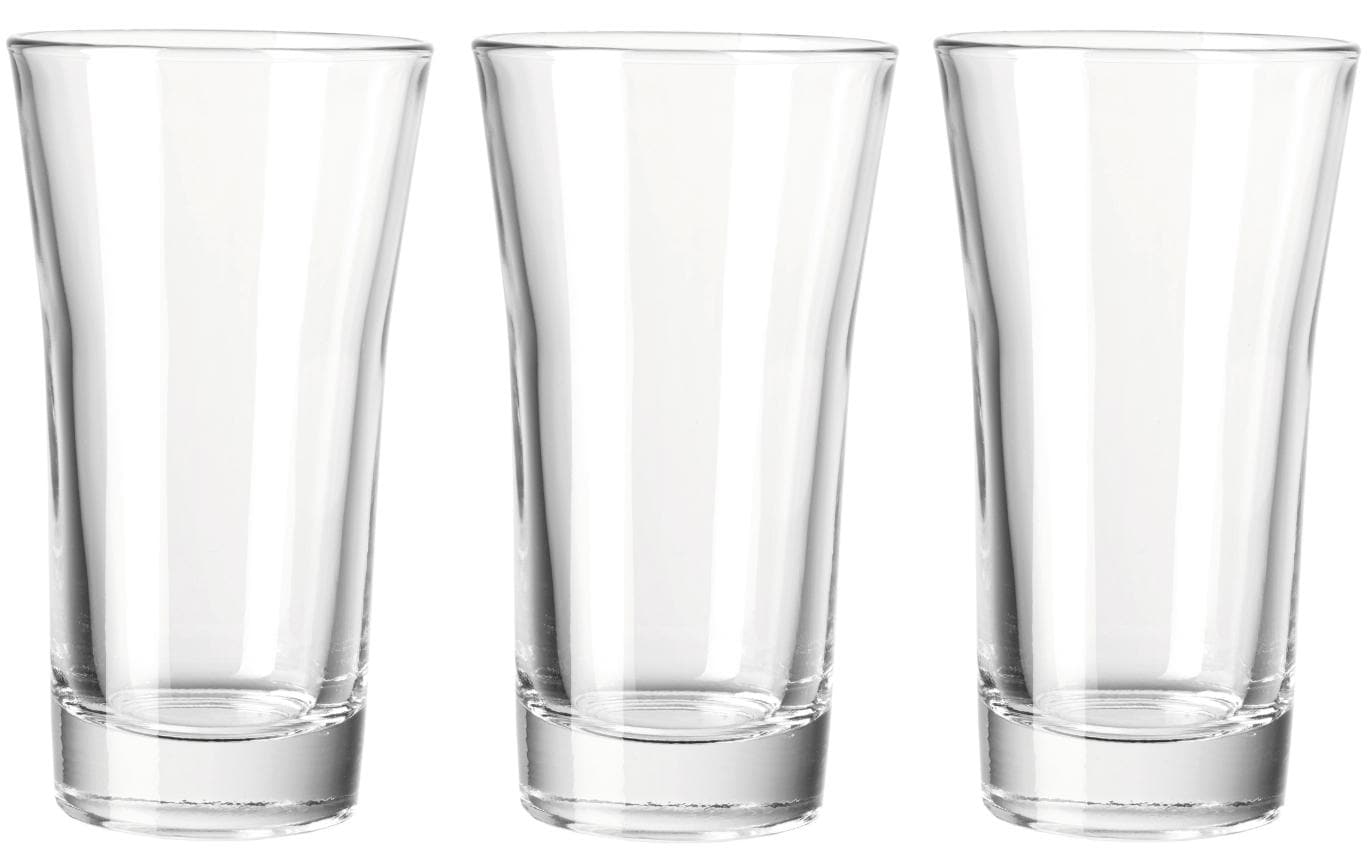 Montana Trinkglas Pure – 3er Set, 290 ml, Kalk-Natron-Glas, Transparent, spülmaschinenfest