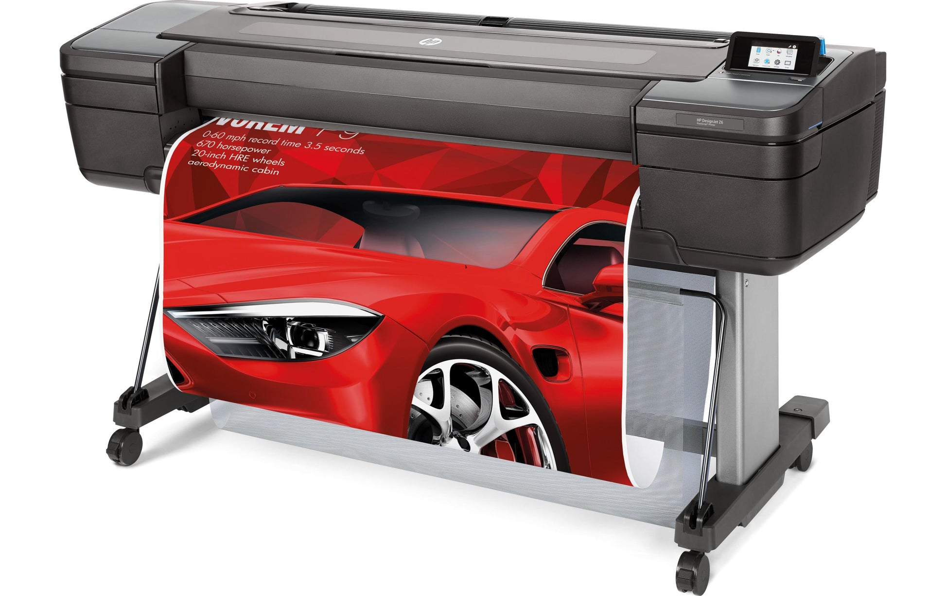 HP DesignJet Z6 – Grossformat-Plotter, 44" (1'118 mm), A0, LAN, Wi‑Fi Direct, PostScript