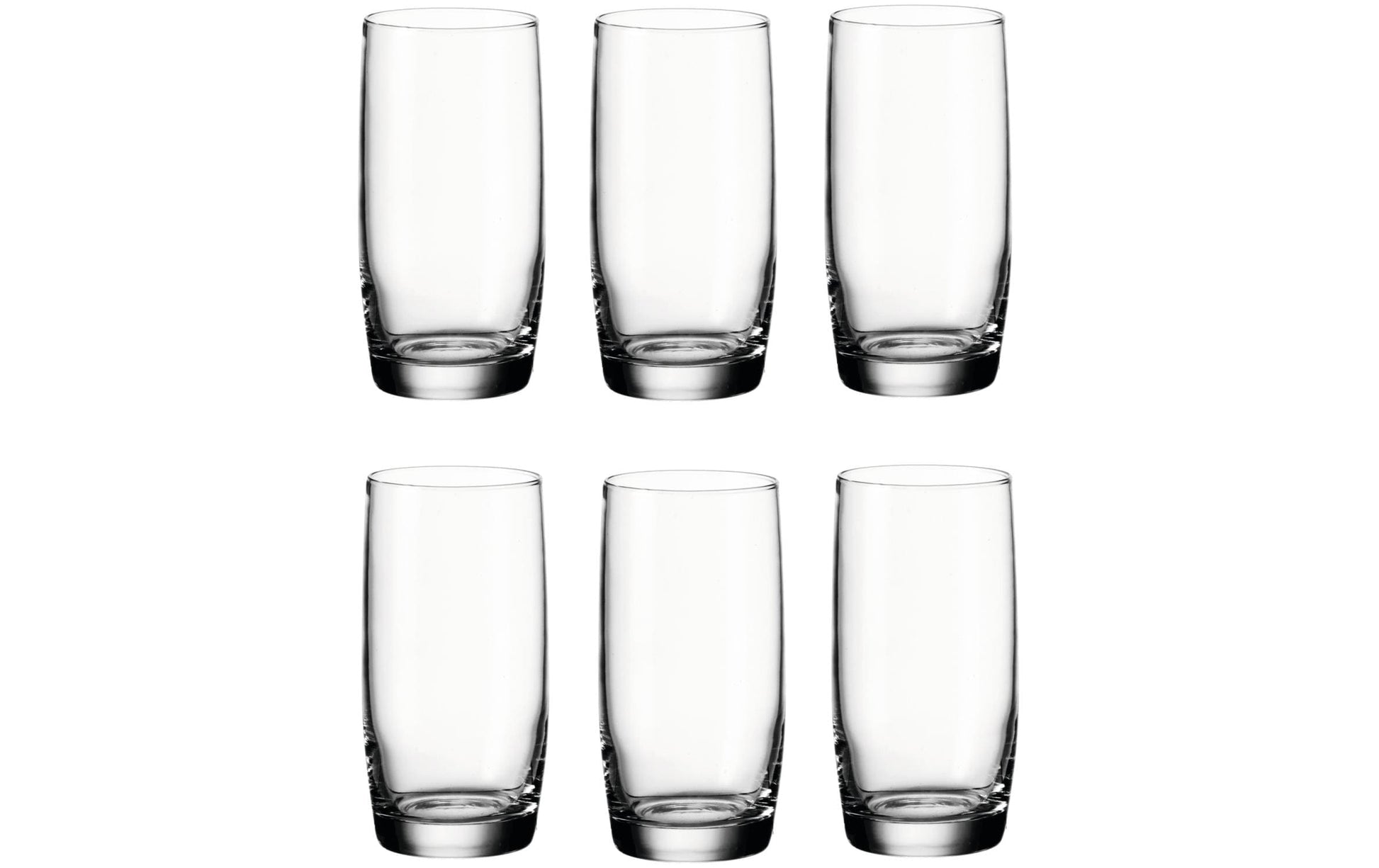 Montana Trinkglas – 6er Set, 420 ml, Ø 7 cm, H 15 cm, Kalk-Natron-Glas, Transparent, spülmaschinenfest