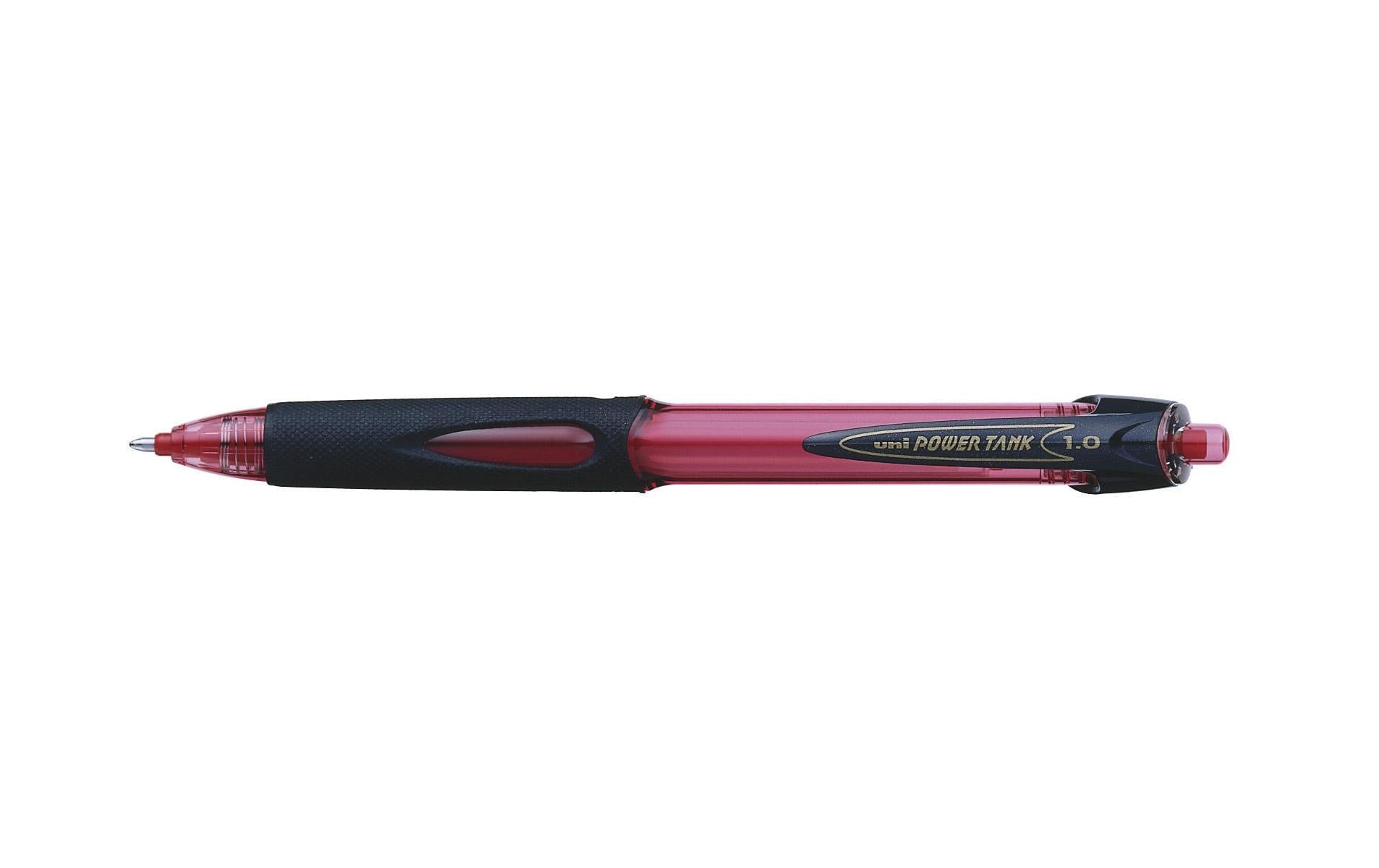 Uni-Ball Power Tank SN-220 Kugelschreiber – Rot, 1 mm Spitze, Druck, Wetterfest, Nachfüllbar