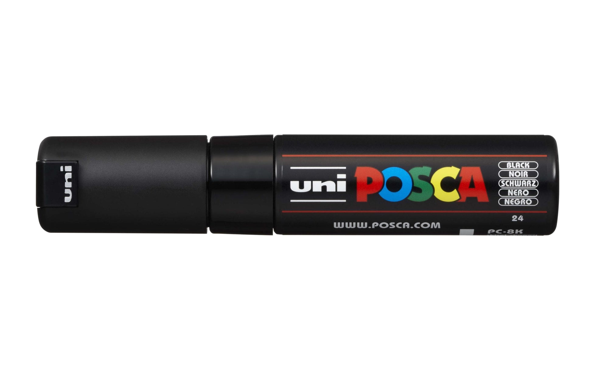Uni-Ball POSCA PC-8K Permanentmarker – Keilspitze 8 mm – Schwarz