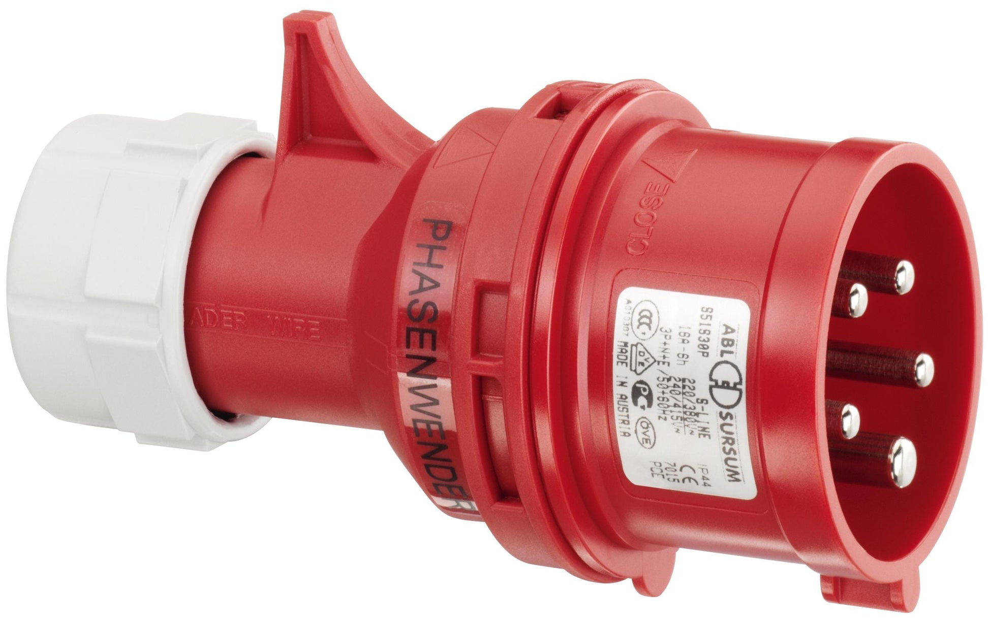 Steffen CEE-Stecker – 32 A 5-pol, 400 V, IP44