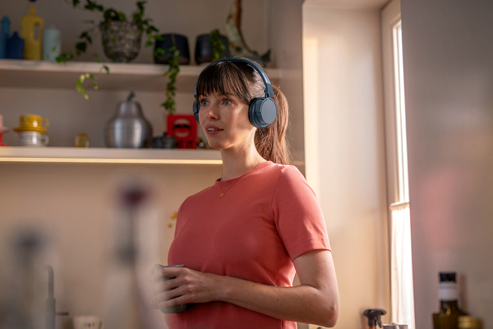 Philips TAH4209BL/00 – Duo Headset – Bluetooth 5.3, geschlossen – blau – bis 25 h