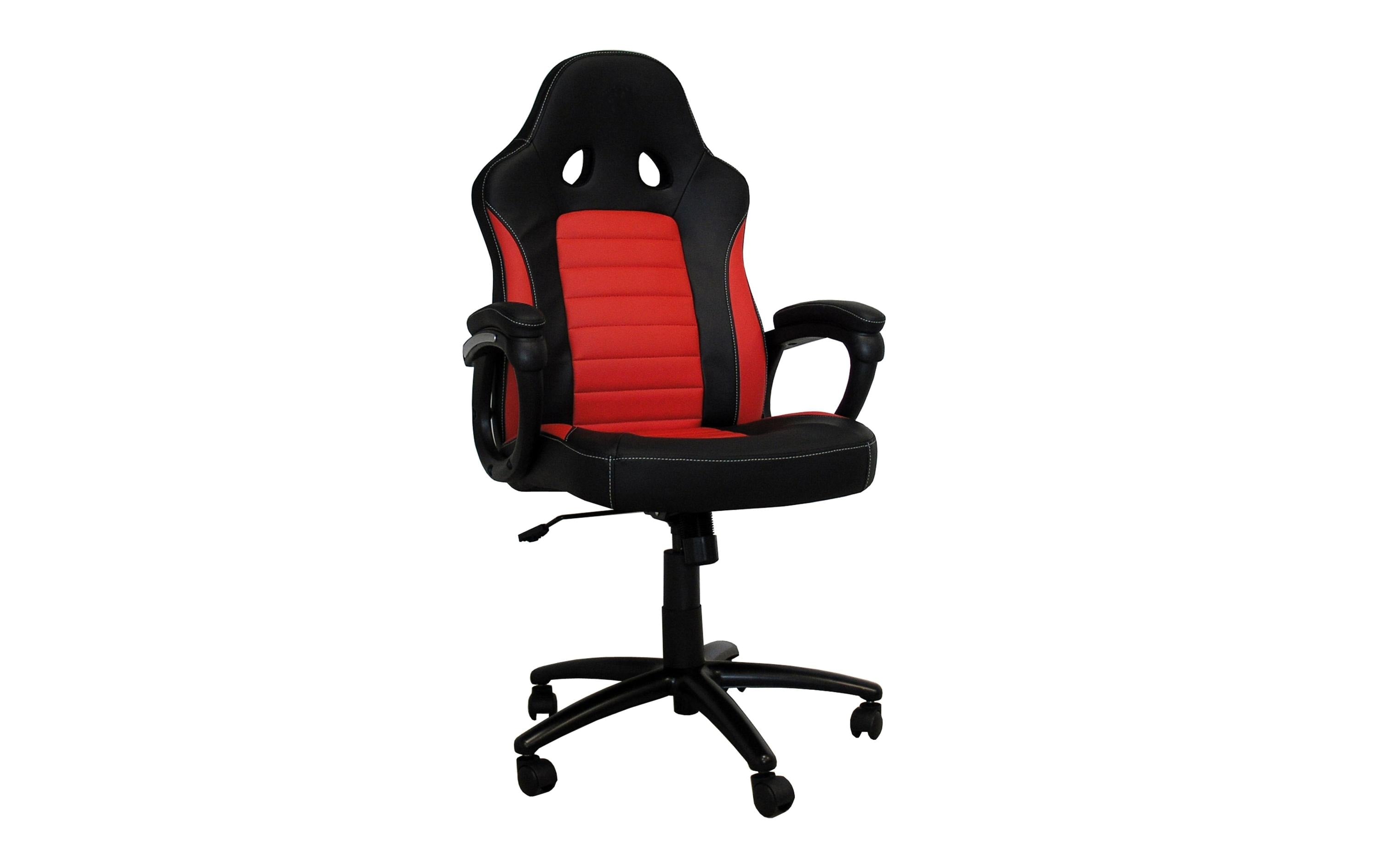 Racing chairs Racingchair Konferenzstuhl CL-RC-BR – 68 × 6,8 × 12,7 cm, schwarz/rot