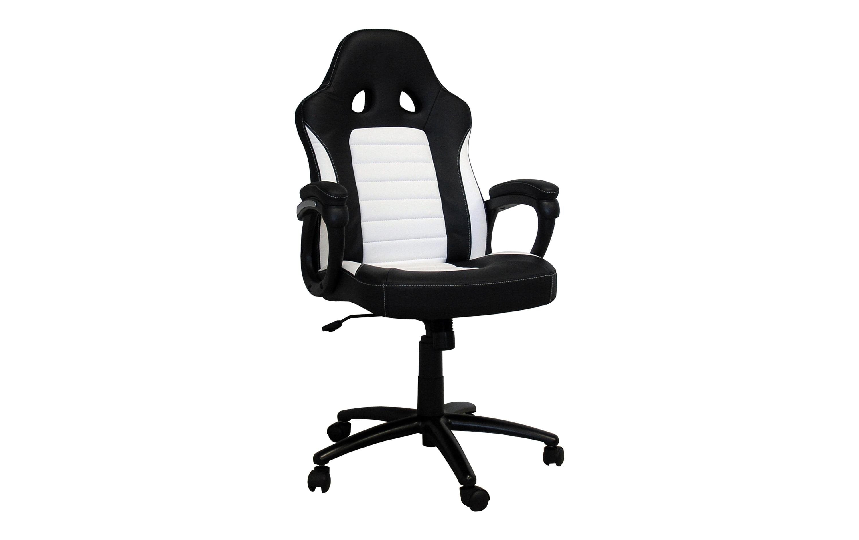 Racing chairs Racingchair Konferenzstuhl CL-RC-BW – 68×6,8×12,7 cm, schwarz/weiss