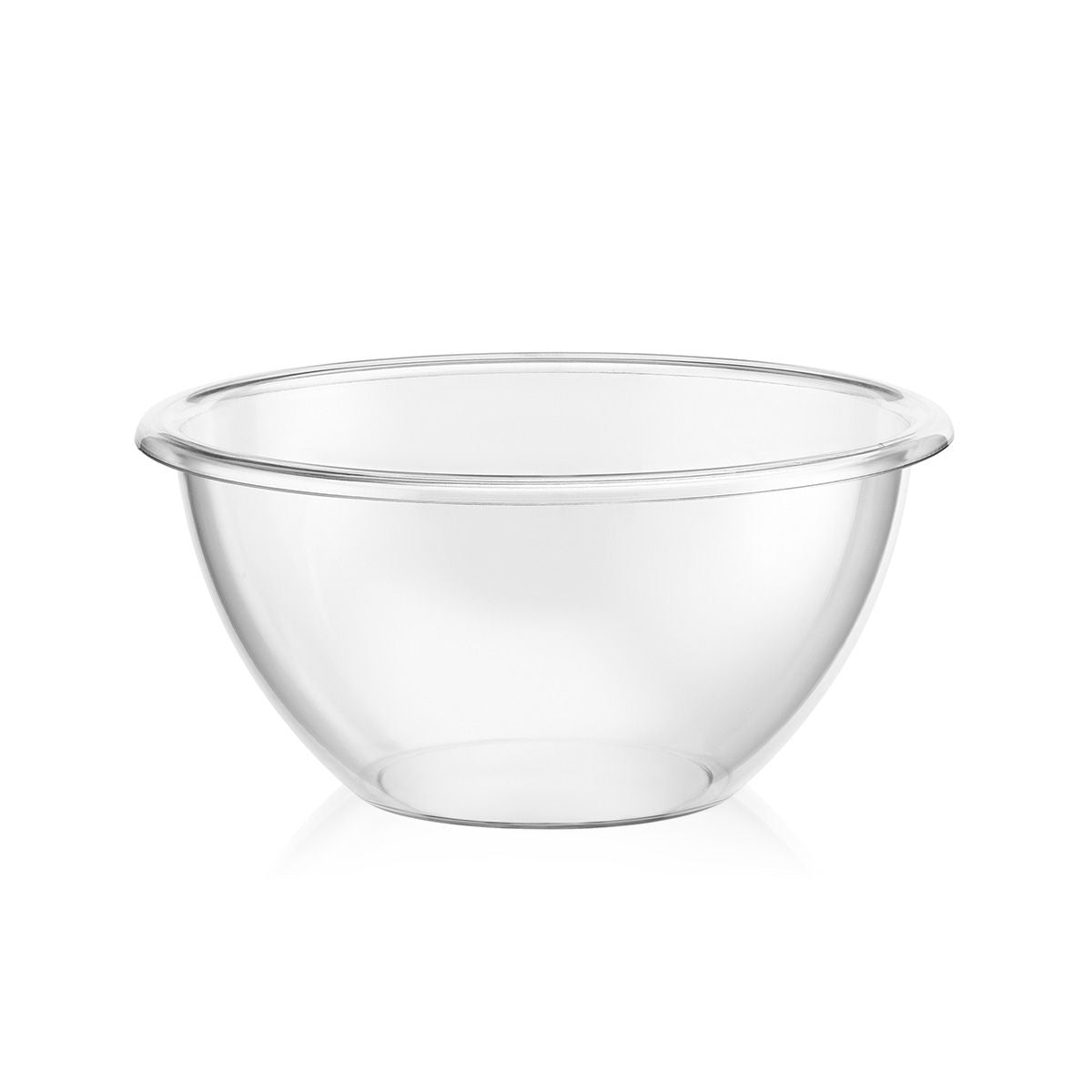 Bodum Salatschüssel BISTRO – 3,5 l, Ø 23 cm, Kunststoff, Transparent, spülmaschinenfest, BPA-frei