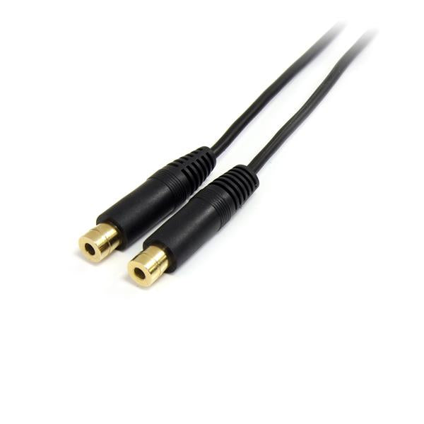 StarTech.com 3,5 mm Splitterkabel – 3,5 mm Klinke Stecker zu 2× 3,5 mm Klinke Buchsen – 0,15 m