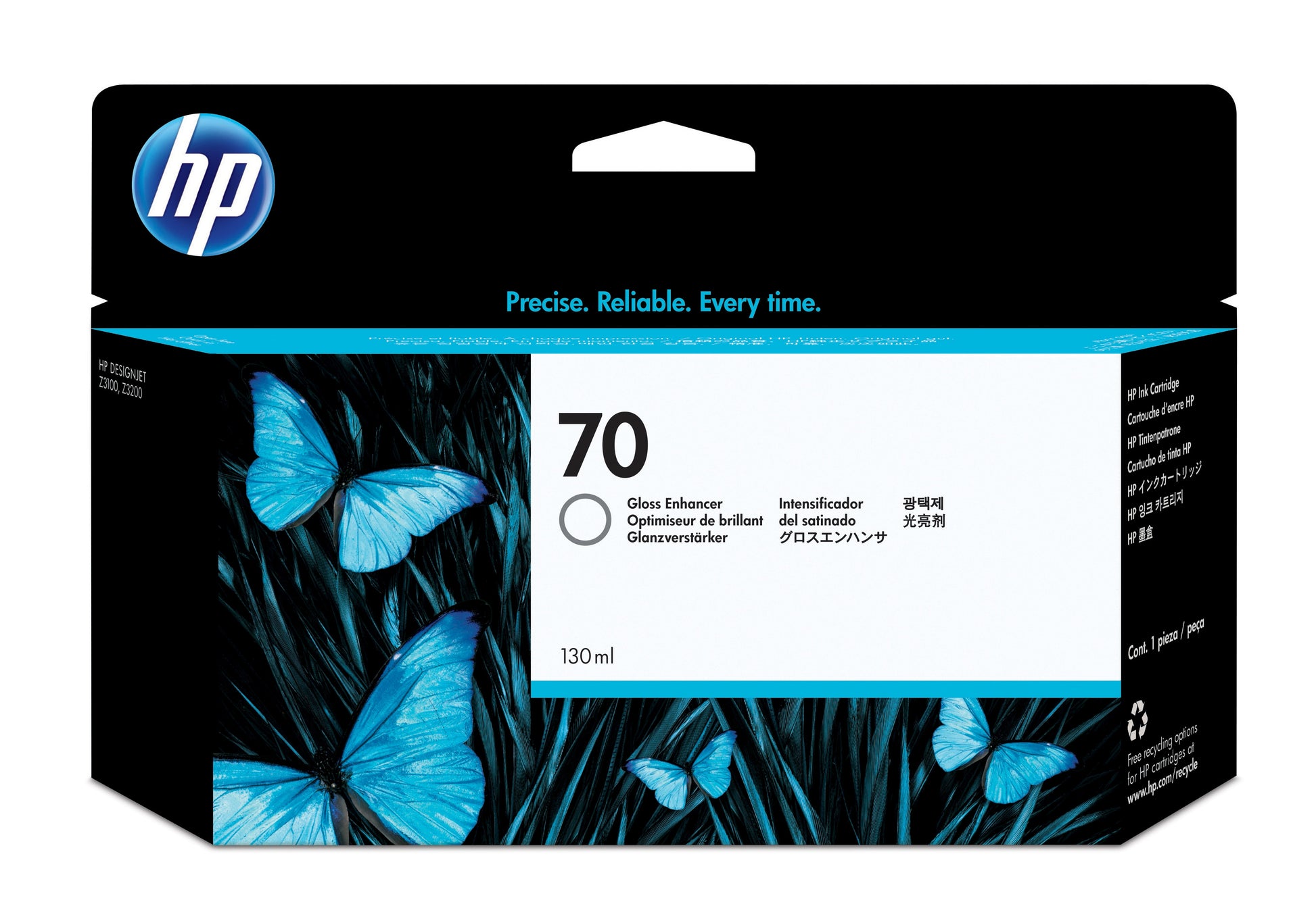 HP Tintenpatrone 70, 130 ml – für Inkjetdrucker/Multifunktionsgeräte