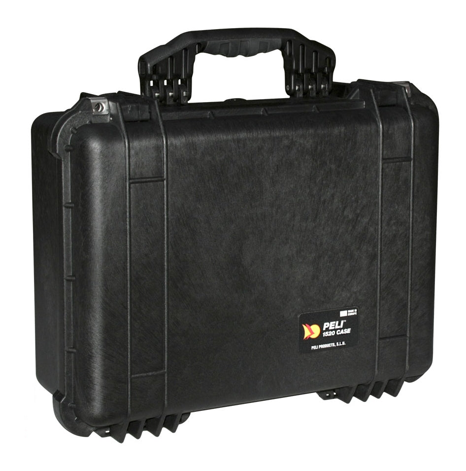 Peli Schutzkoffer 1520 – 24,4 l, Hartschale, Schwarz, 49,9 × 19,1 × 39,3 cm