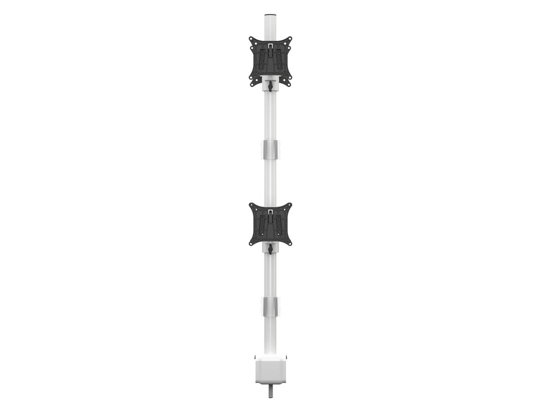 Multibrackets MB Monhalt Office 5594 – Monitorhalterung, Quad, bis 30", VESA 75 × 75 mm, 8 kg, drehbar, weiss