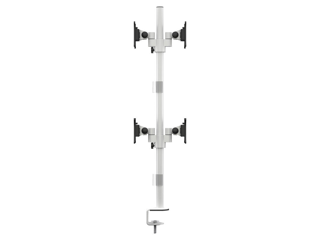Multibrackets MB Monhalt Office 5594 – Monitorhalterung, Quad, bis 30", VESA 75 × 75 mm, 8 kg, drehbar, weiss