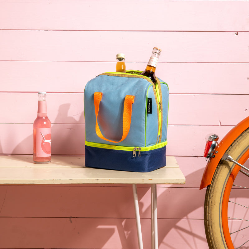 REMEMBER Lunch-Kühltasche Nick – 9 l – mehrfarbig, Polyester (PES) – 1 Stk.