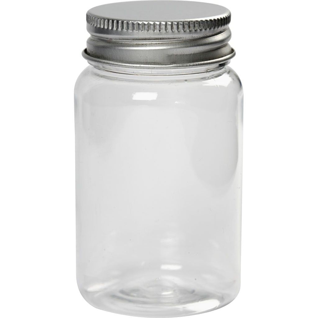 Creativ Company Becher, Kunststoff – 1 dl, transparent – 10 Stk.