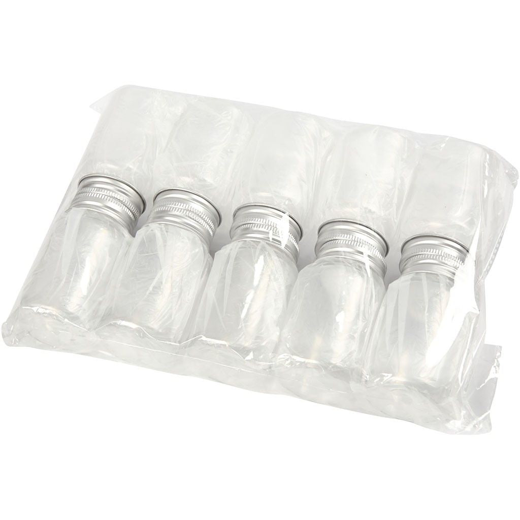 Creativ Company Becher, Kunststoff – 1 dl, transparent – 10 Stk.