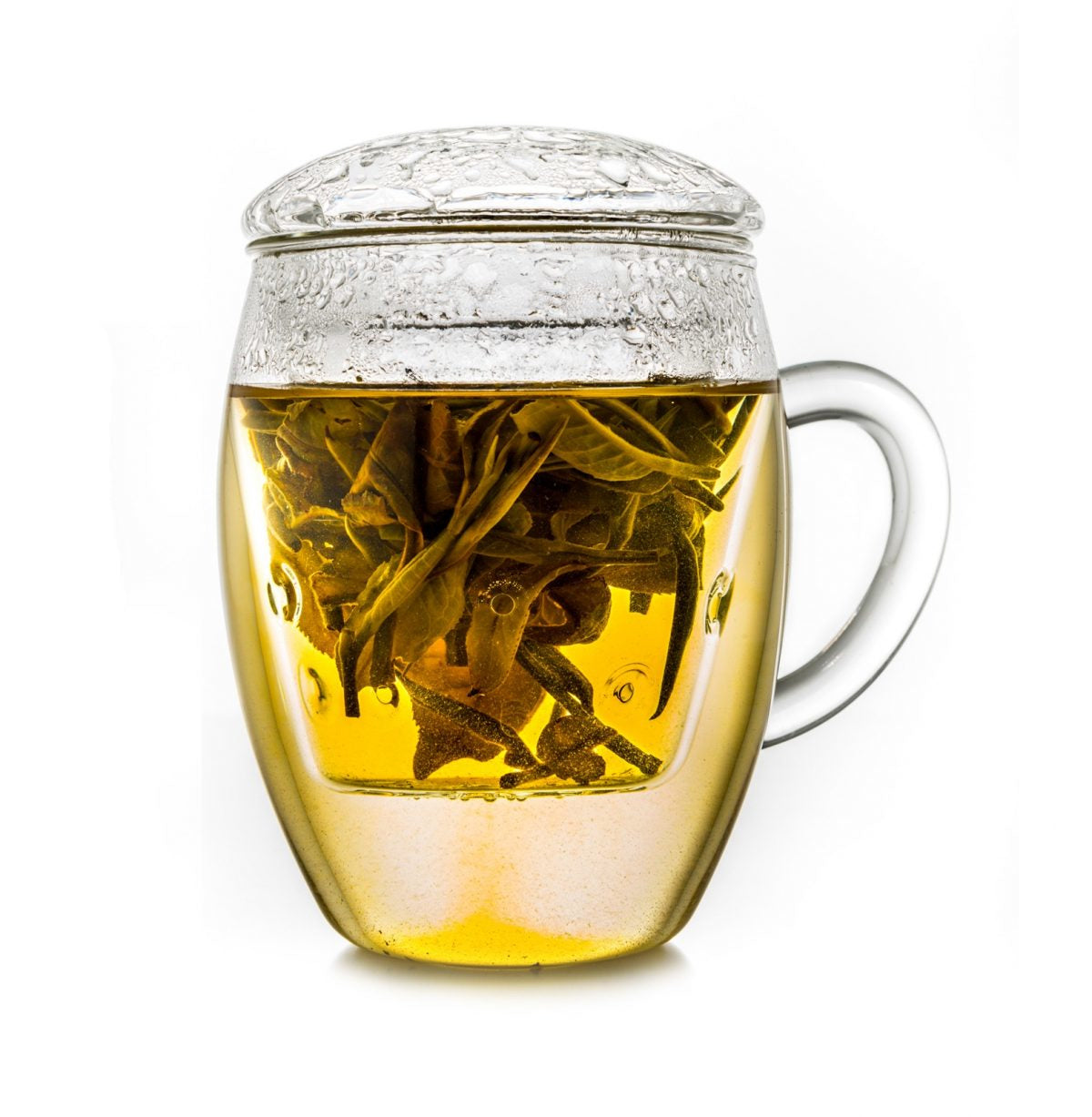 Creano Teeglas – 3er Set, 400 ml, Borosilikatglas, Transparent, mit Henkel, spülmaschinenfest
