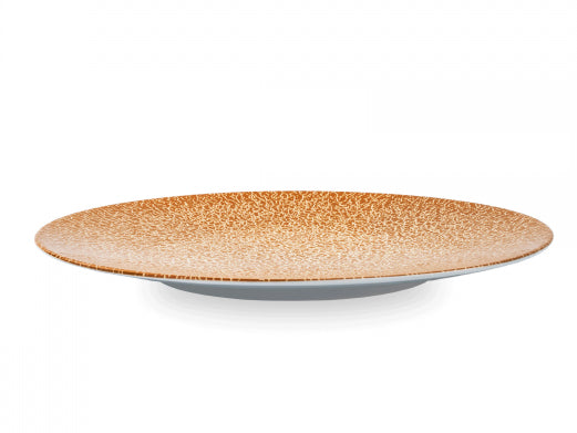 Silwy S0ST-1321-2-A Essteller – Porzellan, Apricot, stapelbar, 2 Stück