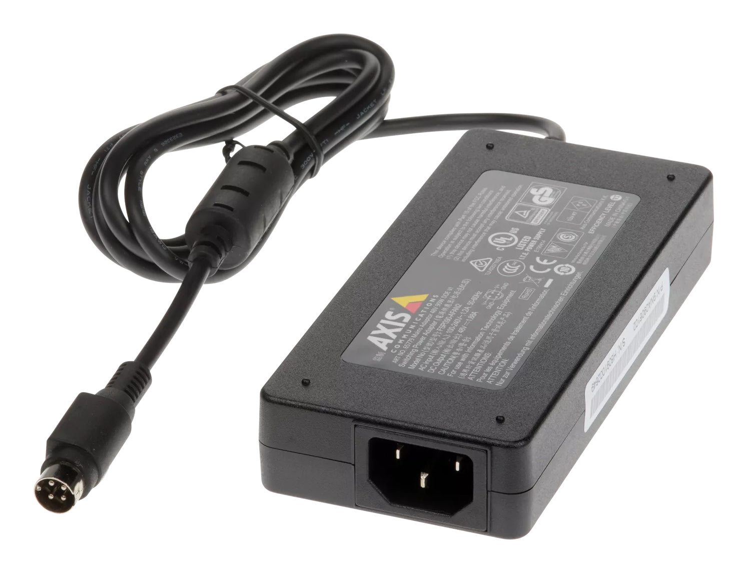 Axis 01508-001 Netzteil 90 W – 48 V DC – DIN-Stecker – Schwarz