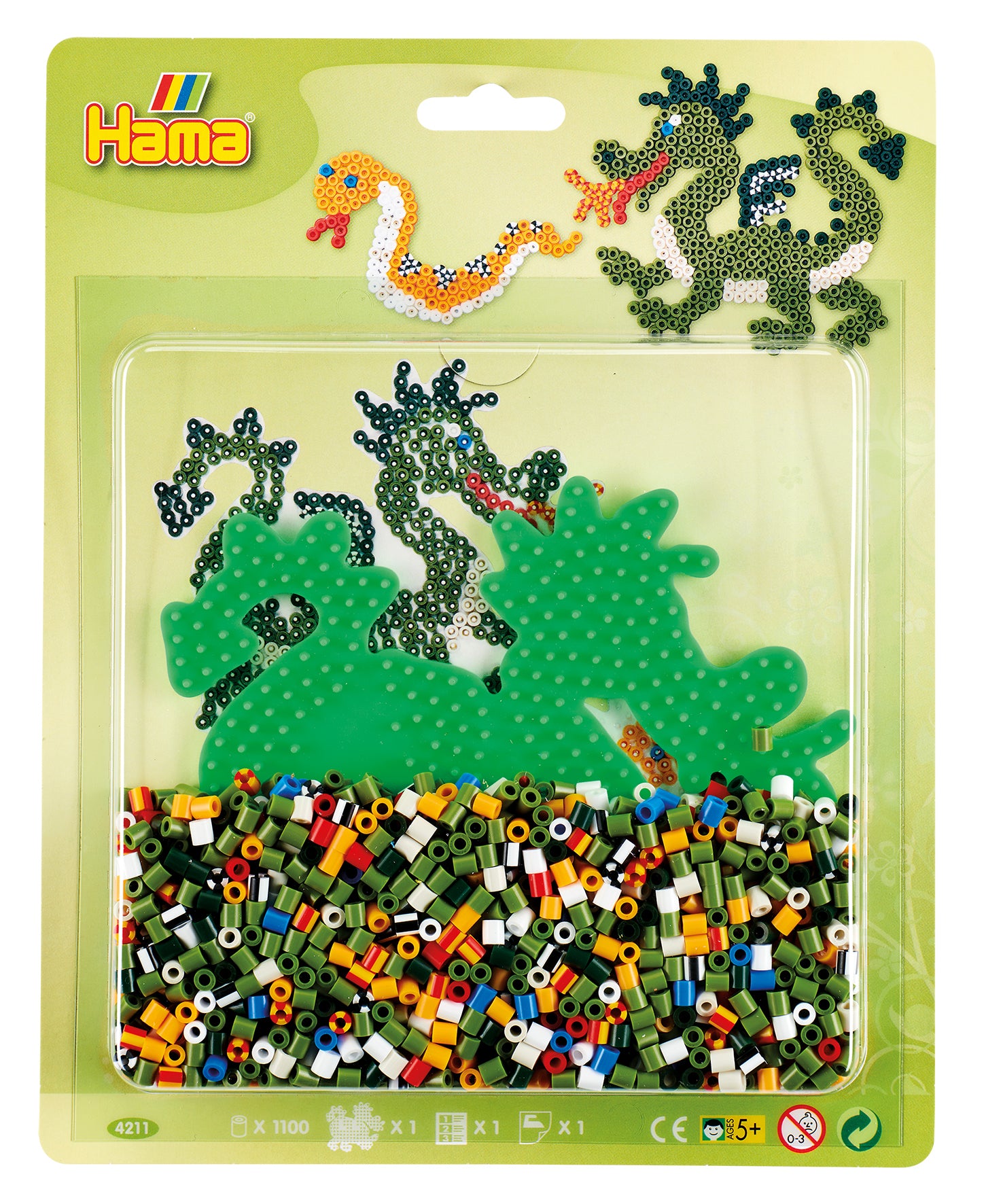 Hama Midi Bügelperlen-Set – Drache – ab 3 Jahren