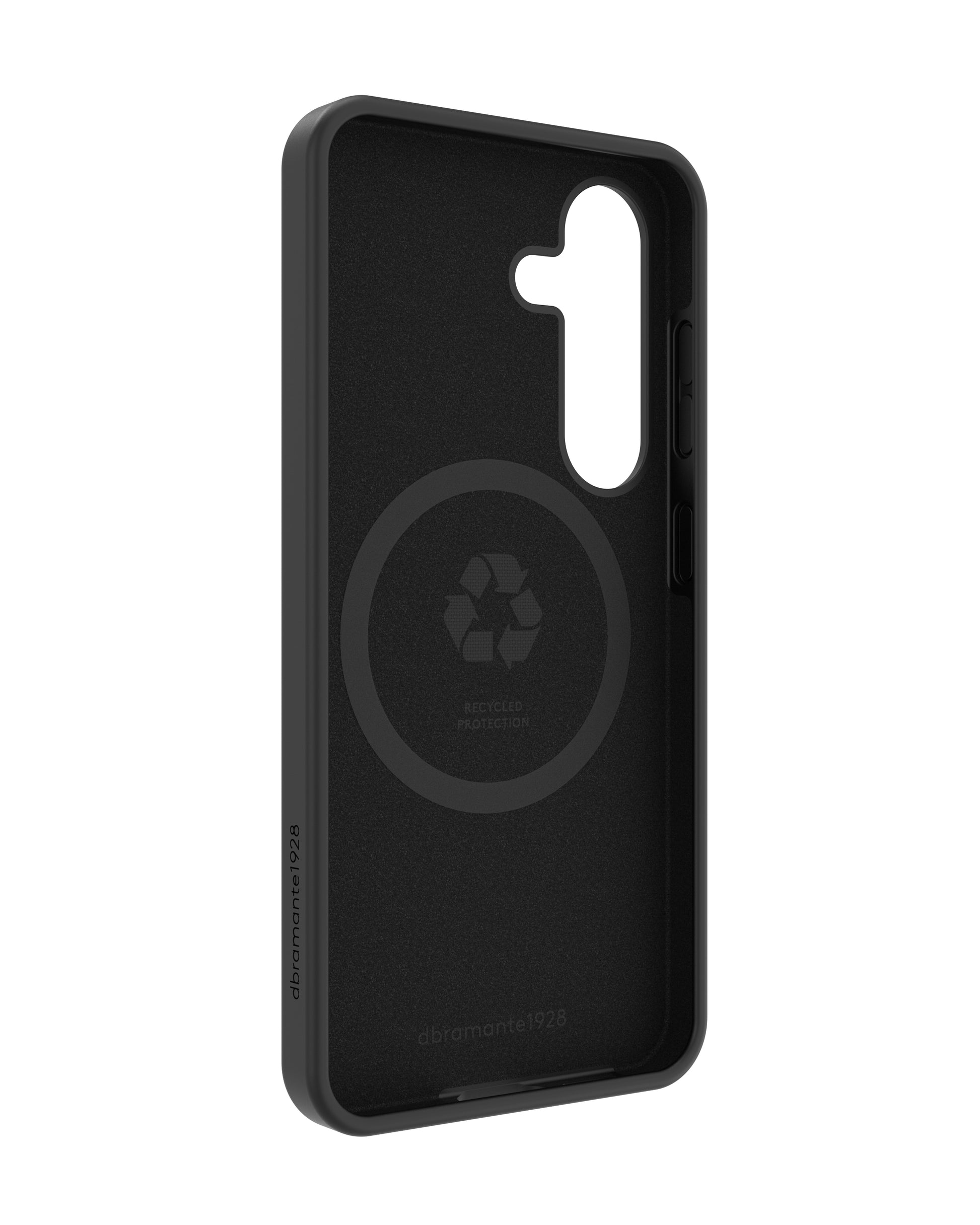 dbramante1928 Backcover – für Samsung Galaxy S25, Silikon+Kunststoff, Schwarz