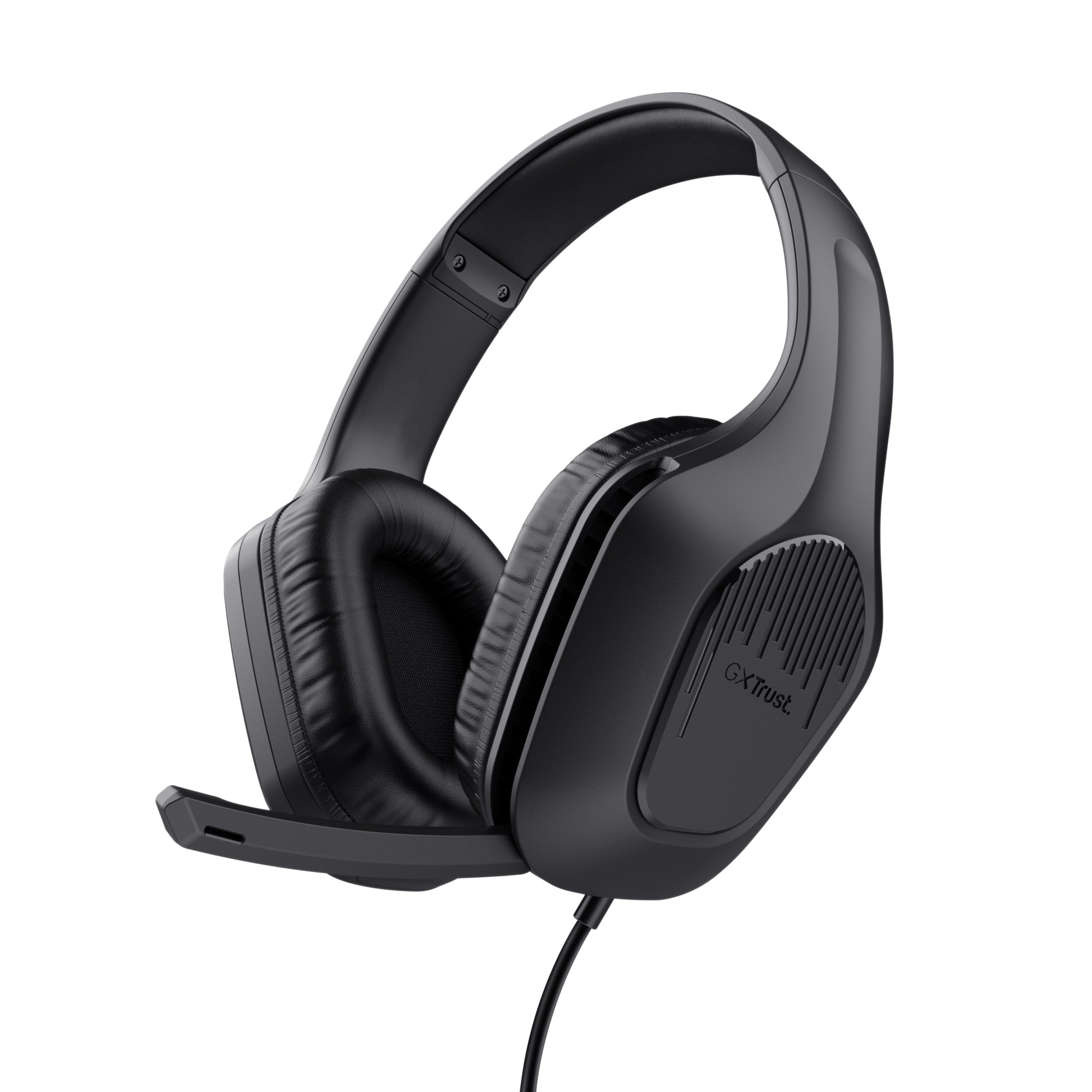 Trust GXT415 Zirox Gaming-Headset – Over-Ear, Stereo, Kabelgebunden, 3,5 mm Klinke, Schwarz