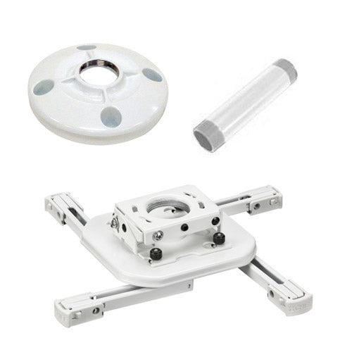 Chief KITAD003W – Beamer Deckenhalterung, 11,3 kg, 360° drehbar, schwenkbar 20°, neigbar -3–3°