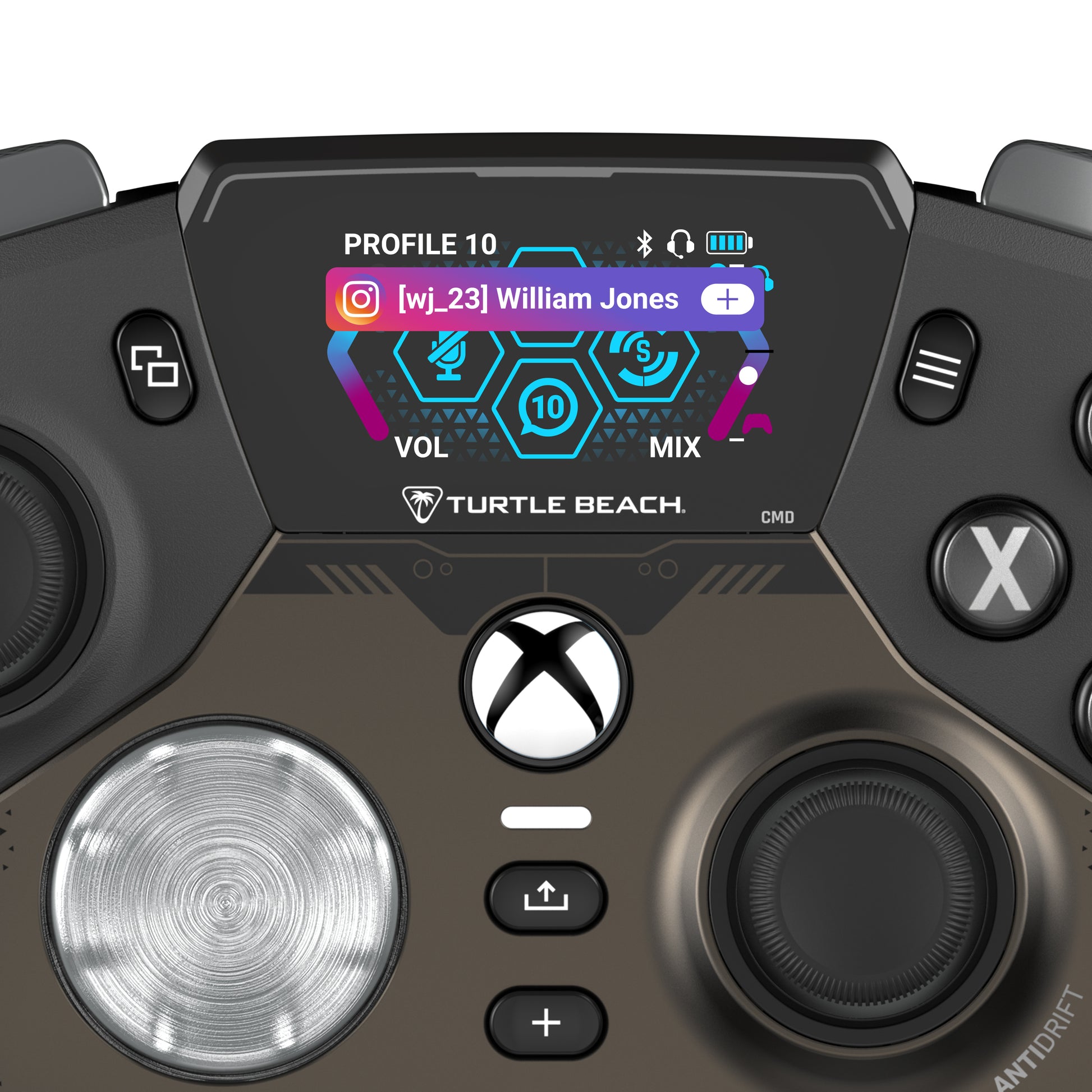 Turtle Beach Stealth Ultra – Gamepad – USB + RF + Bluetooth, Eingebautes Display, für Xbox & PC
