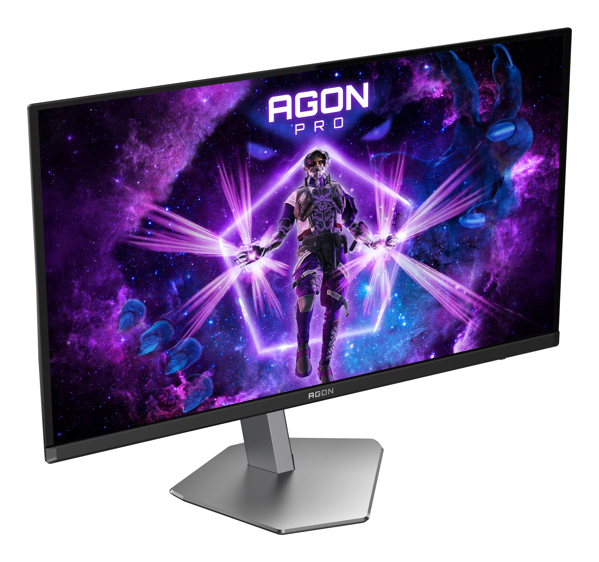 AOC AG276QKD2 – Monitor, 26,5", IPS, 500 Hz, USB-C, Gebogen, Eingebaute Lautsprecher, Adaptive Sync, Schwarz
