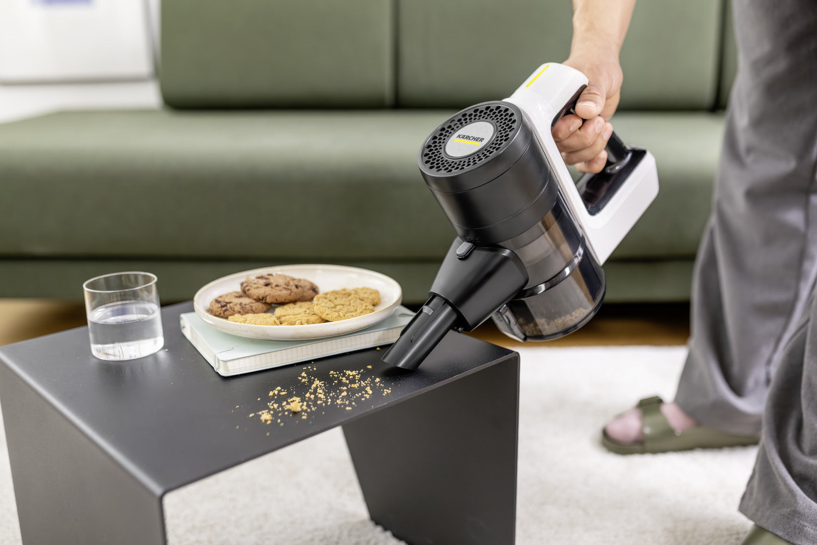 Kärcher Akkustaubsauger VCS 3 Nano Complete – 50 min, 300 W, Behälter 0,6 l
