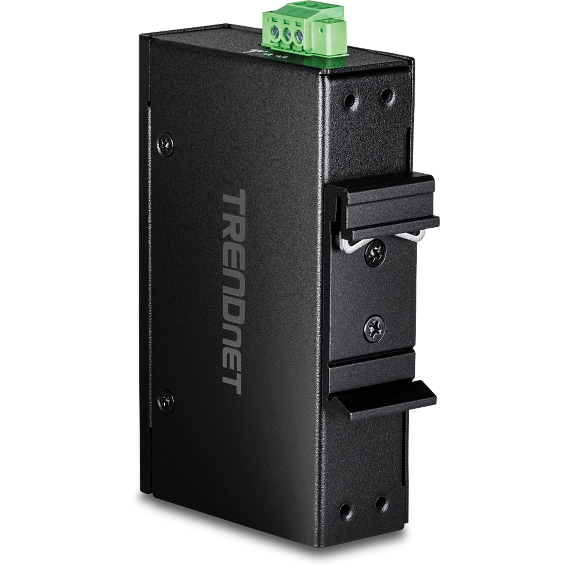 TRENDnet TI-PGLC50 – Unmanaged Switch – 4×PoE+ GbE, 1×GbE, PoE+ 90 W, DIN-Rail, IP30