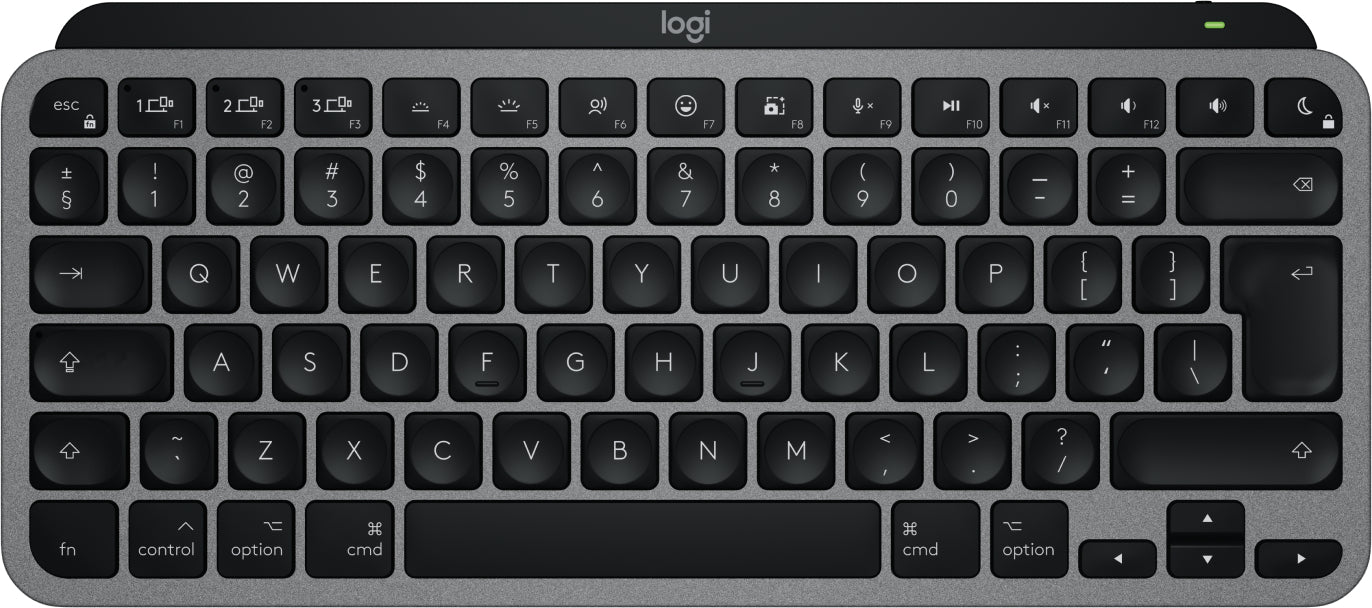 Logitech MX Keys Mini Für Mac – Tastatur, kabellos (Bluetooth), US-Layout (EN), beleuchtet – für macOS