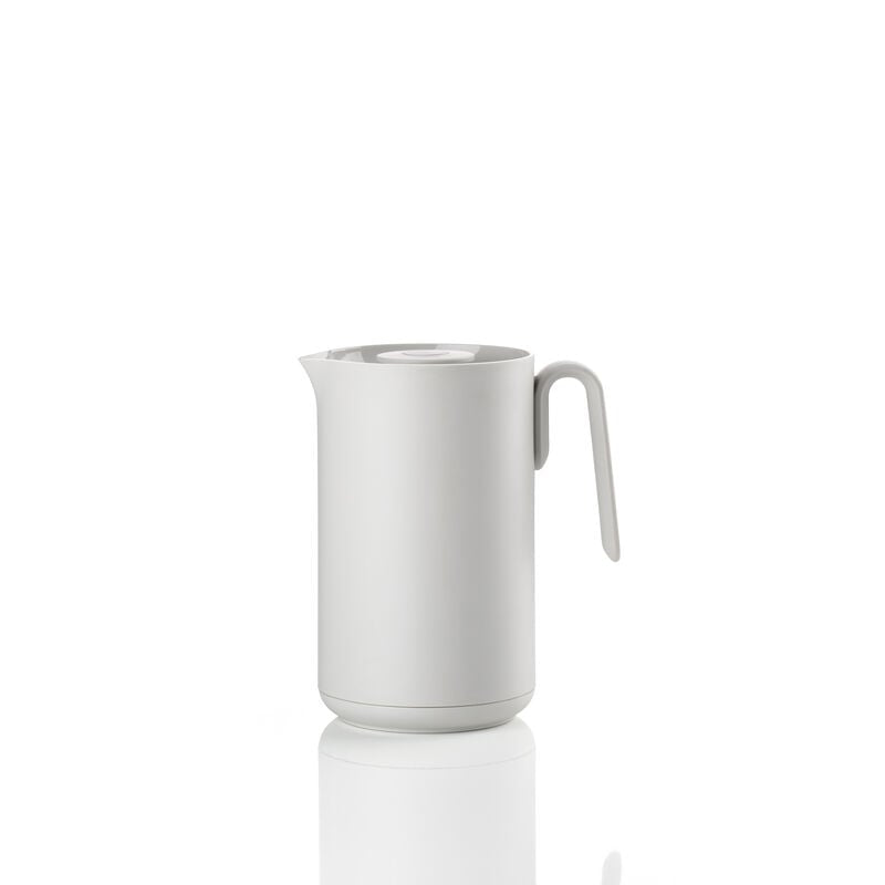 Zone Denmark Thermoskanne Jug Singles – 1 l, Ø 13,2 cm, Kunststoff (PP)/Glas, Knopfdruckverschluss