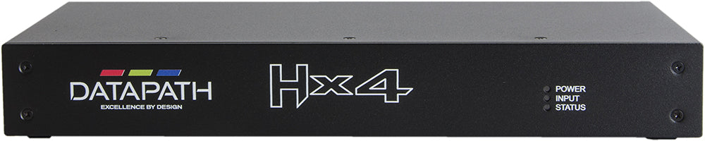 Datapath Hx4 – Videowall-Controller, 1× HDMI In / 4× HDMI Out, 4K@30 Hz, Scaler, HDCP, Schwarz