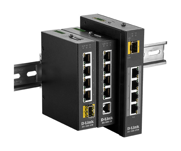 D-Link DIS-100G-5PSW – Switch – 5×GbE, 1×SFP, L2, PoE+ 120 W