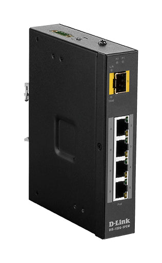 D-Link DIS-100G-5PSW – Switch – 5×GbE, 1×SFP, L2, PoE+ 120 W