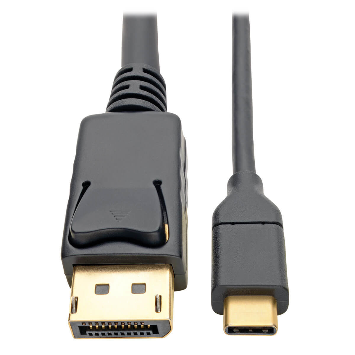 Tripp Lite U444-003-DP USB-C zu DisplayPort Kabel – 4K (3840 × 2160) @ 60 Hz, DisplayPort 1.2, 0,9 m, Schwarz