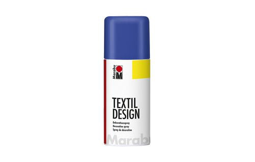 Marabu Farbspray Textil – Blau, wetterfest – 150 ml – für Textilien