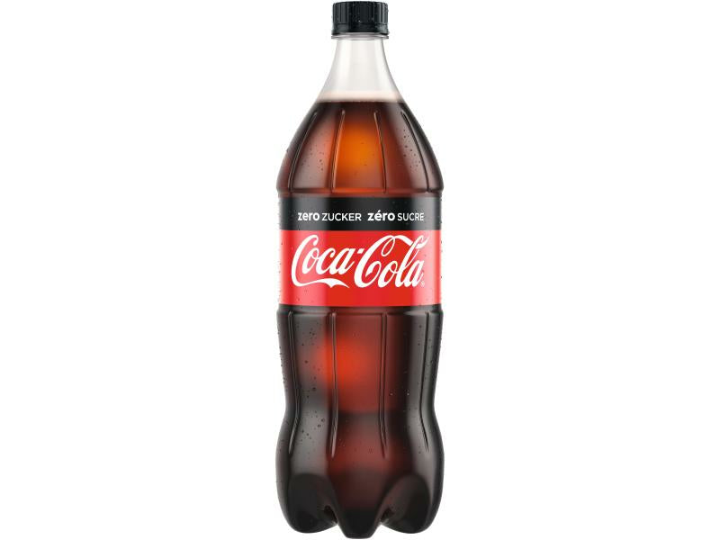 Coca-Cola Limonade Zero, koffeinhaltig – 6 × 1,5 l