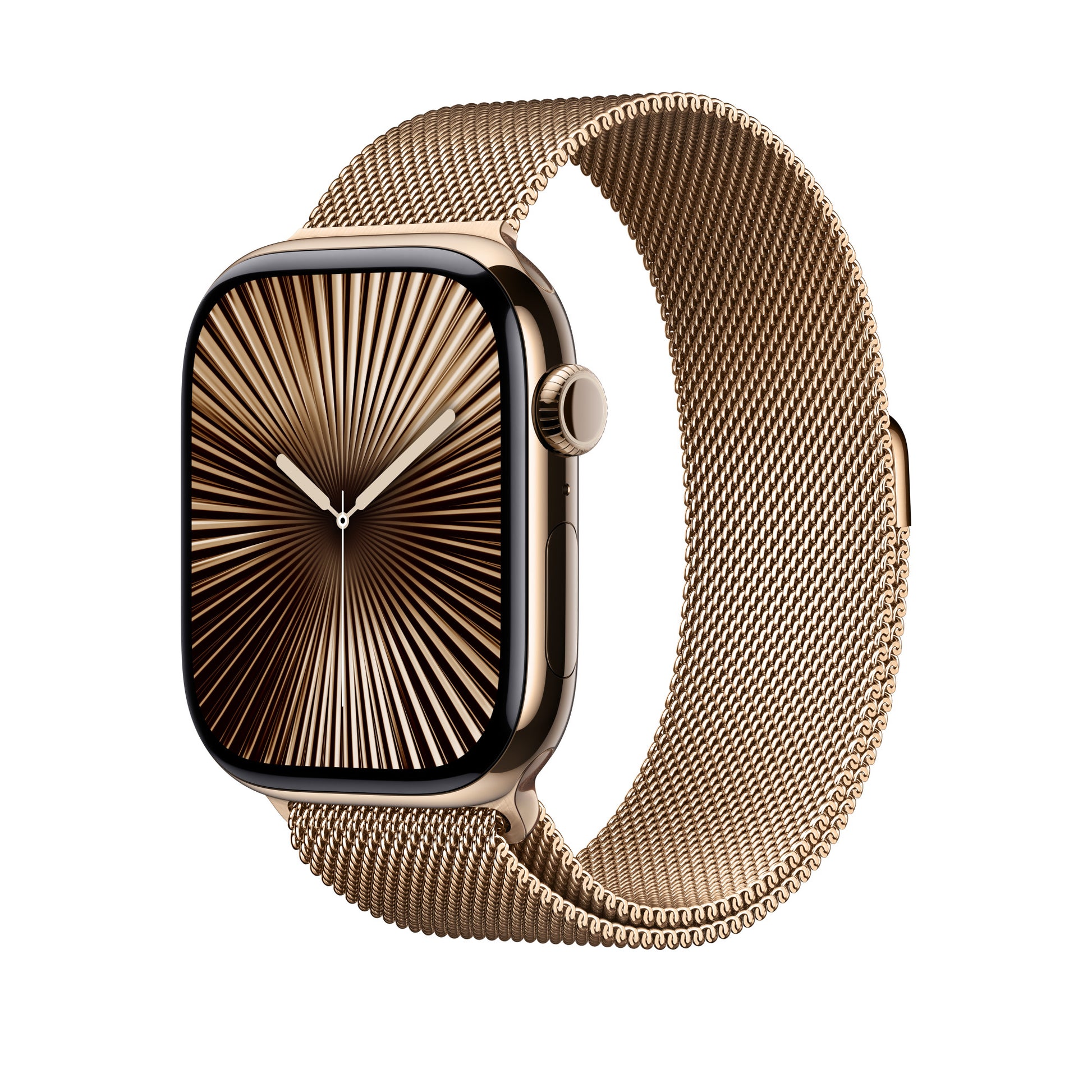 Apple Milanese Loop - Armband - für Apple Watch 46 mm, Gold, M/L, Edelstahl