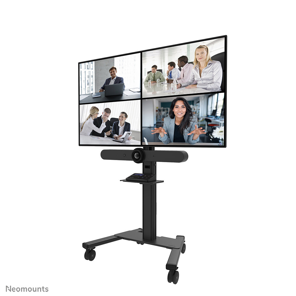 Neomounts AFLS-825BL1 – Regal, höhenverstellbar 225–651 mm, Tragkraft 9 kg, für FL50S-825BL1, Schwarz