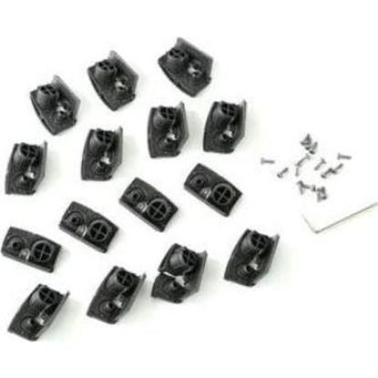 Zebra Montageset P1072539-013 – für ZQ520, schwarz, 15 Stk.