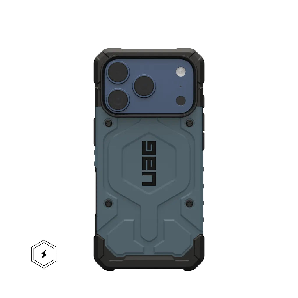Urban Armor Gear Backcover – für Apple iPhone 17 Pro – grau – TPU, MagSafe-kompatibel