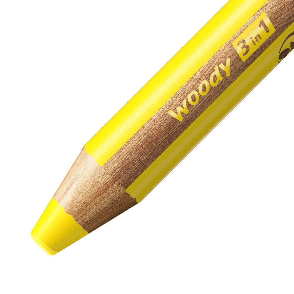 STABILO woody 3 in 1 – gelb, Ø 10 mm