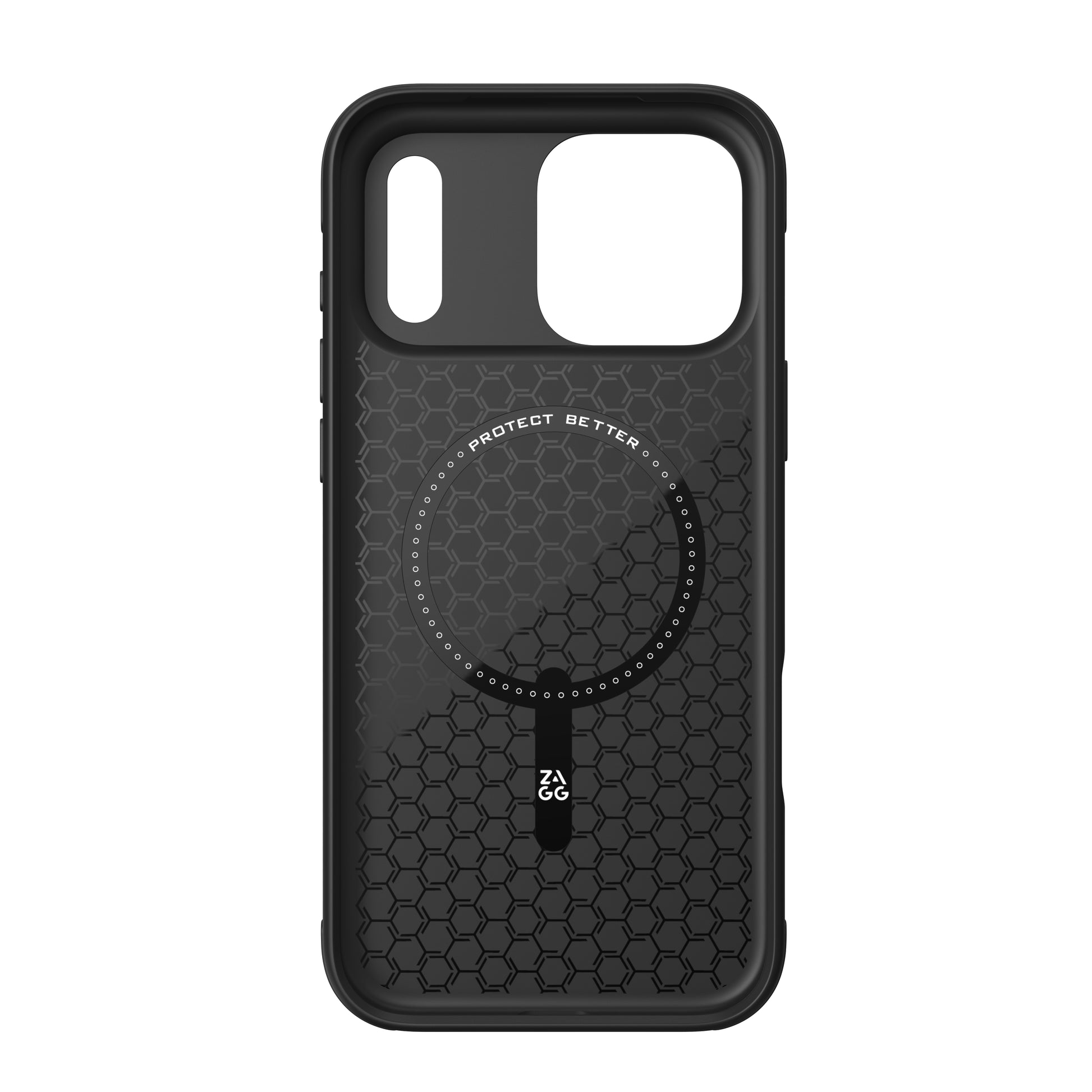 ZAGG Luxe Snap – Backcover – für Apple iPhone 17 Pro Max – MagSafe, Graphen, Schwarz, bis 3 m Sturzsicher