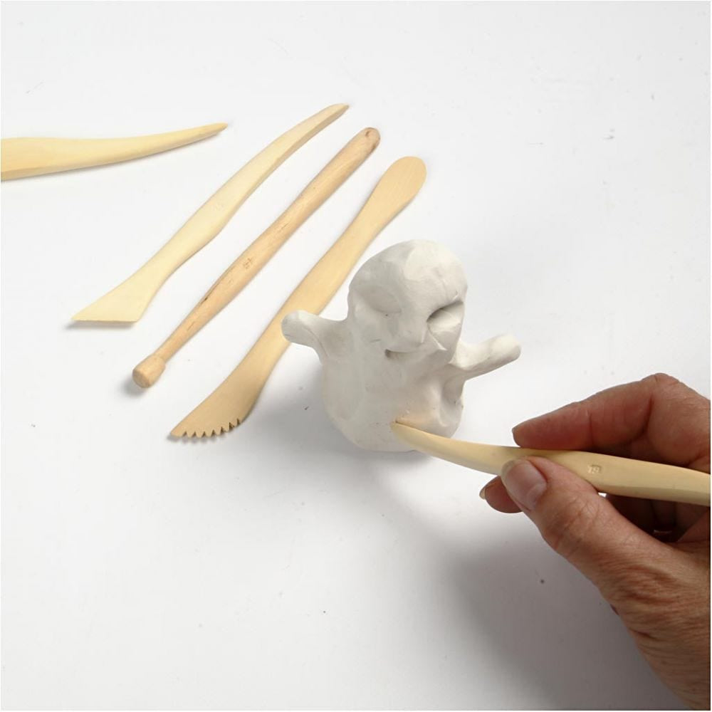 Creativ Company Töpferwerkzeug-Set, 6-teilig