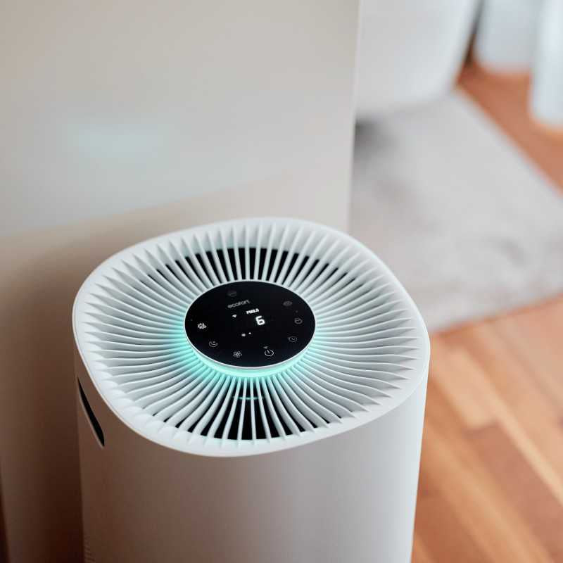 Ecofort Luftreiniger ecoQ CleanAir 600+ – CADR 680 m³/h, bis 130 m², HEPA 13, WLAN, App-Steuerung, 56 dB